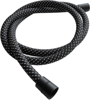 Шланг для душа 1,5 м AQUAme AQM1503MB, гайка черный - фото