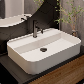 Смеситель для умывальника AQUAme Siena AQM6210GM, графит - фото2