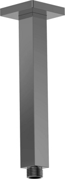 Душевой кронштейн 20 см AQUAme Savona AQM8705GM, графит - фото