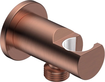 Шланговое соединение с держателем для душа AQUAme Siena AQM8714BC, медь - фото