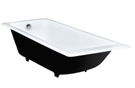 Чугунная ванна Универсал Оптима 150x70 (1 сорт, с ножками) - фото2