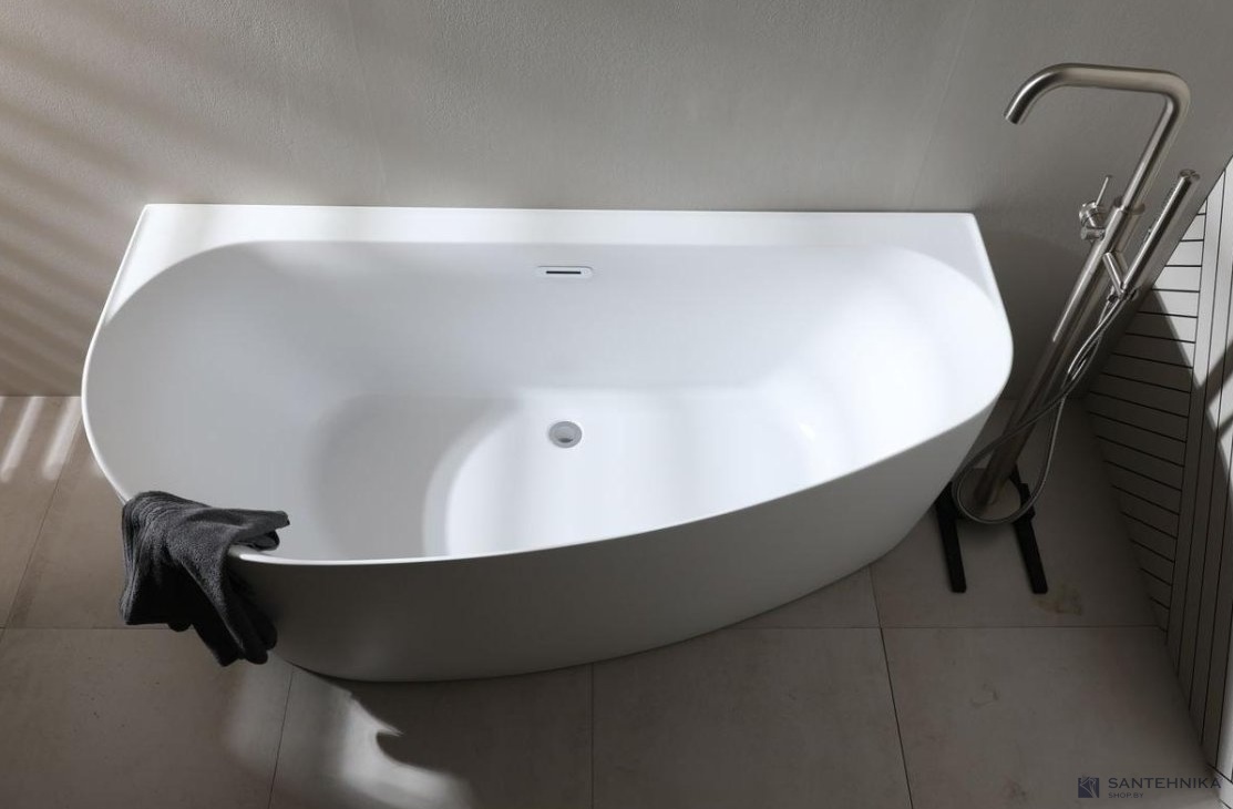 Акриловая ванна Allen Brau Priority 5 В 160x78 правая, белый матовый