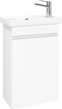 Тумба под умывальник Laparet Sargas mini 50 R, белая - фото