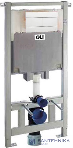 Инсталляционная система Oli Oli80 (600151) с кнопкой Slim белой (659041)
