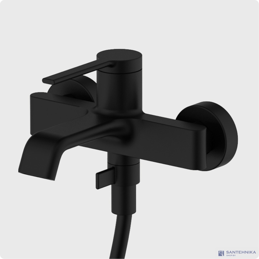 Смеситель для ванны AQUAme Asti AQM6412MB, черный