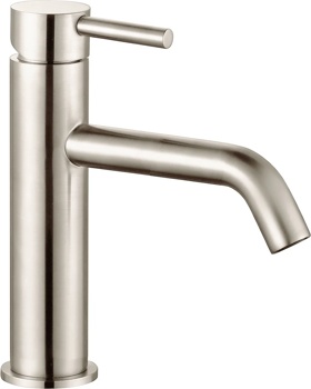 Смеситель для умывальника AQUAme Siena AQM6210BN, никель - фото