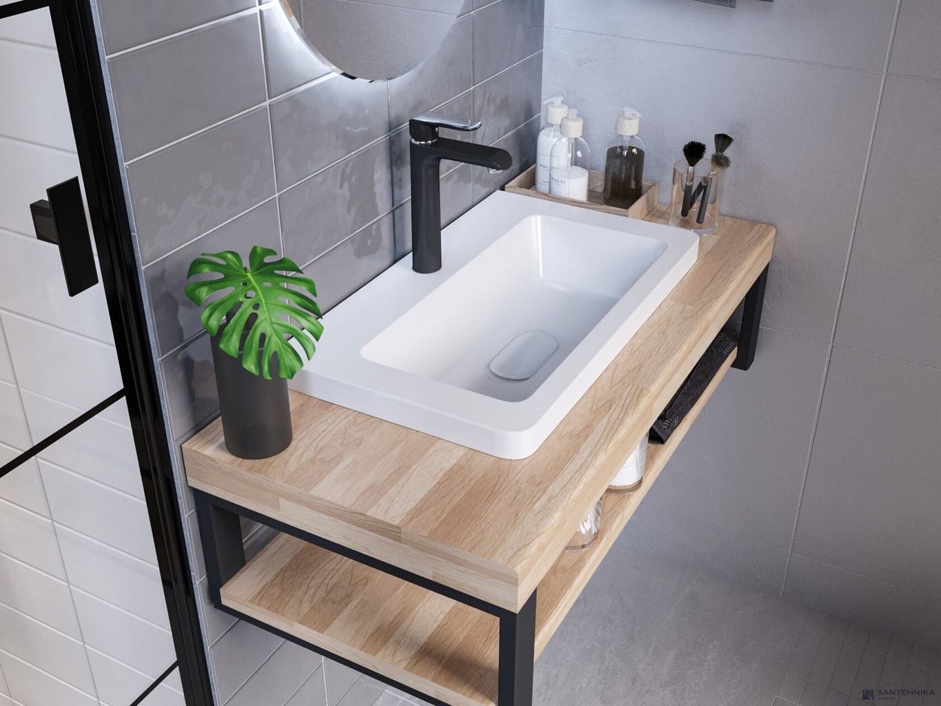 Умывальник Madera Modul Slim 60
