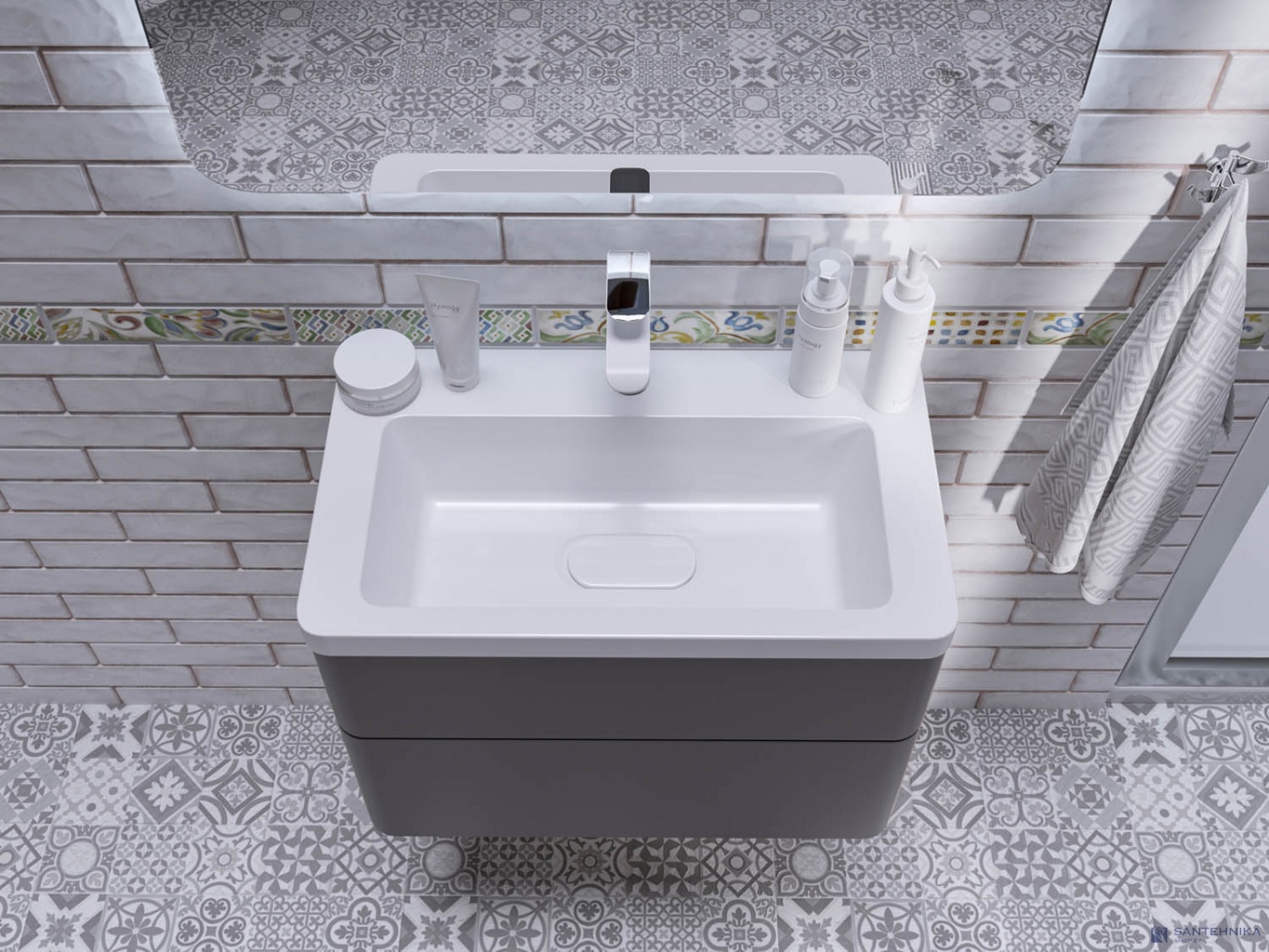 Умывальник Madera Modul Slim 60