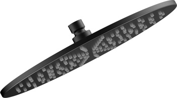 Верхний душ 30 см AQUAme AQM8609MB, черный матовый - фото