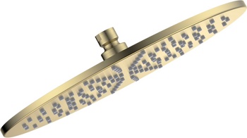 Верхний душ 30 см AQUAme AQM8609BG, золото матовое - фото