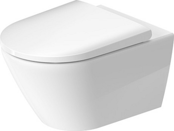 Унитаз подвесной Duravit D-Neo Rimless 257709+002161 - фото