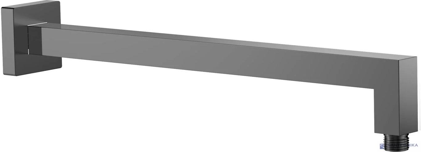 Душевой кронштейн 40 см AQUAme Savona AQM8704GM, графит