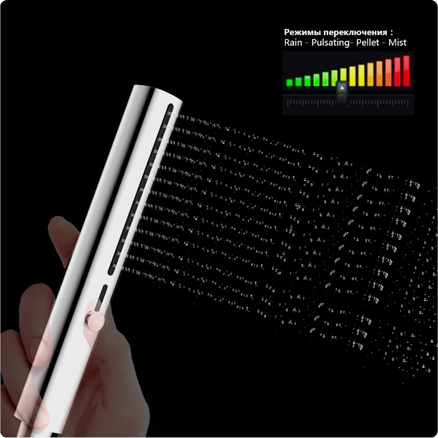 Ручной душ AQUAme AQM8505CR, хром