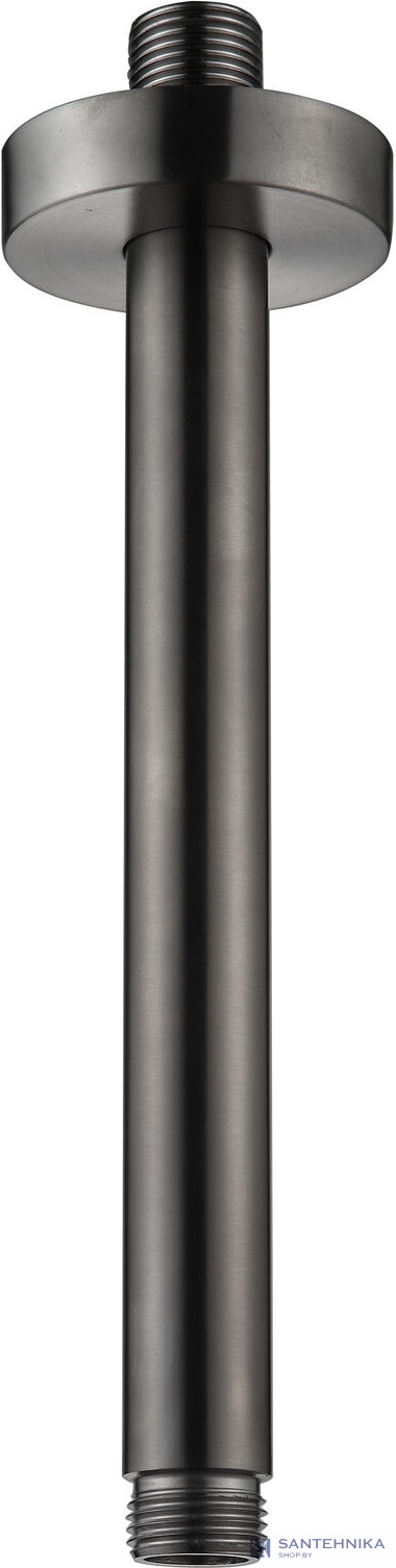 Душевой кронштейн 20 см AQUAme AQM8703GM, графит