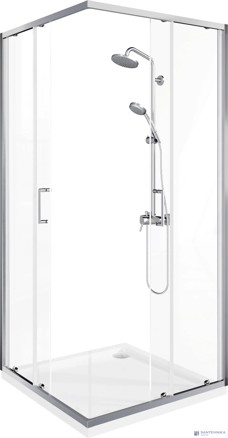 Душевой угол GooD DooR Lite CR-80-C-CH