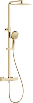 Душевая система AQUAme AQM8007BG, золото матовое - фото