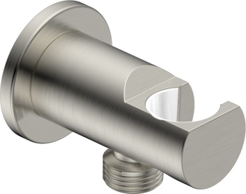 Шланговое соединение с держателем для душа AQUAme Siena AQM8714BN, никель - фото