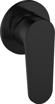 Смеситель на 1 канал скрытого монтажа AQUAme Novara AQM8813MB, черный - фото