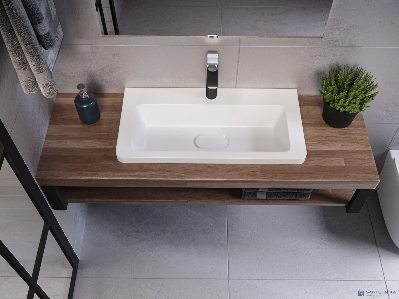 Умывальник Madera Modul Slim 70