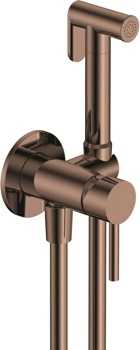 Гигиенический душ скрытого монтажа AQUAme Siena AQM6217BC, медь - фото