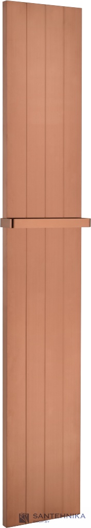 Полотенцесушитель электрический Boheme Flat, брашированная медь
