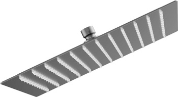 Верхний душ 30х30 см AQUAme AQM8607GM, графит матовый - фото