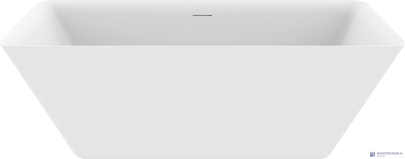 Акриловая отдельностоящая ванна AQUAme AQM3502MW, белый мат 170х80 см 