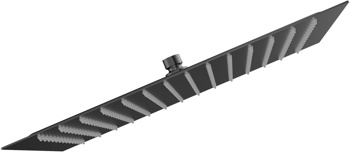 Верхний душ 40х40 см AQUAme AQM8608MB, черный матовый - фото