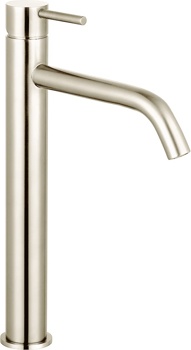 Смеситель для умывальника высокий AQUAme Siena AQM6214BN, никель - фото
