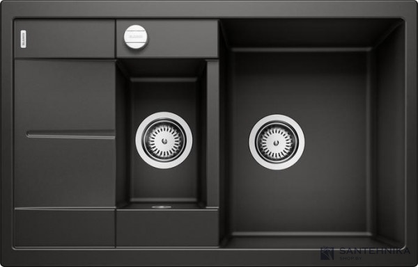 Кухонная мойка Blanco Metra 6 S Compact (черный, с клапаном-автоматом)