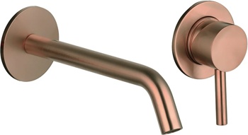 Смеситель для умывальника скрытого монтажа AQUAme Siena AQM6215BC, медь - фото