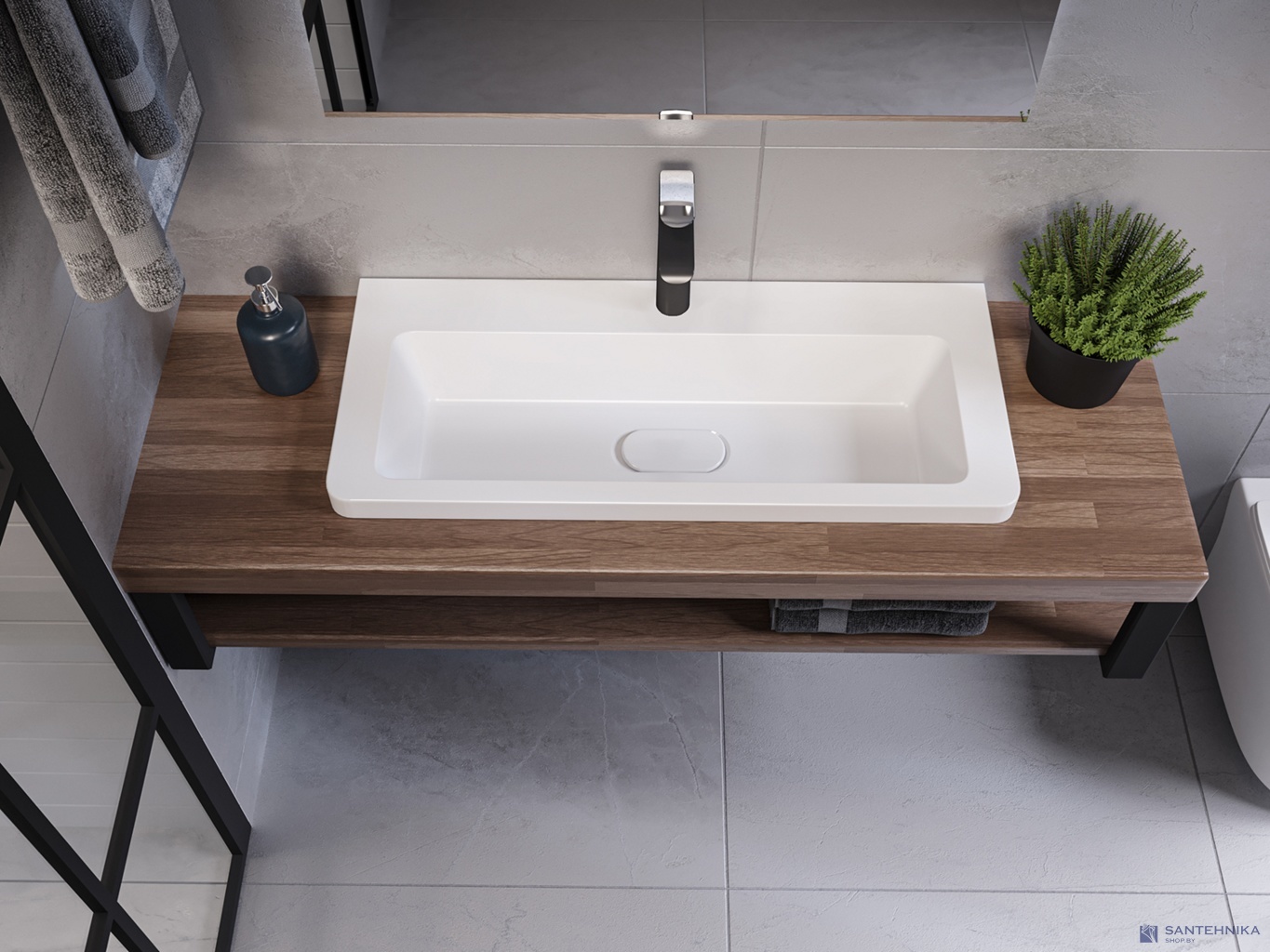 Умывальник Madera Modul Slim 80