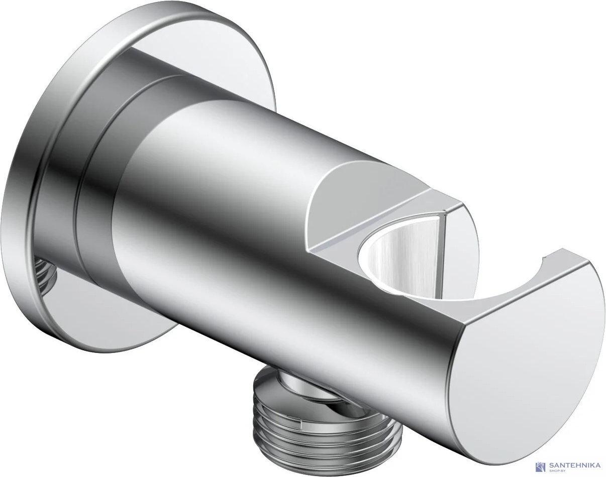 Шланговое соединение с держателем для душа AQUAme Siena AQM8714CR, хром