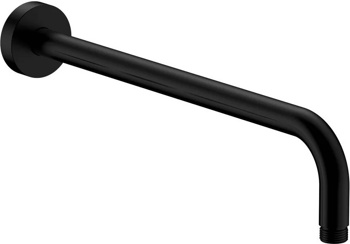 Душевой кронштейн 40 см AQUAme AQM8702MB, черный - фото