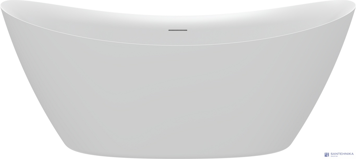 Акриловая отдельностоящая ванна AQUAme AQM3504MW, белый мат 170х75 см 