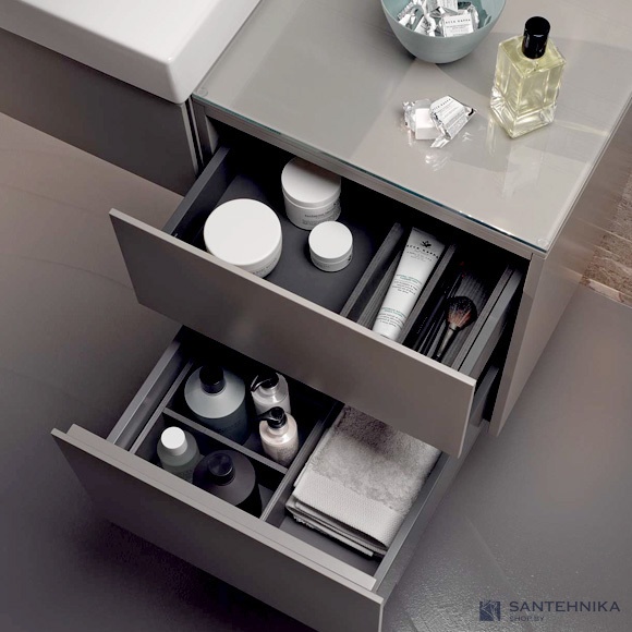 Стеклянная полка Keramag Xeno2 507450 для шкафчика подвесного