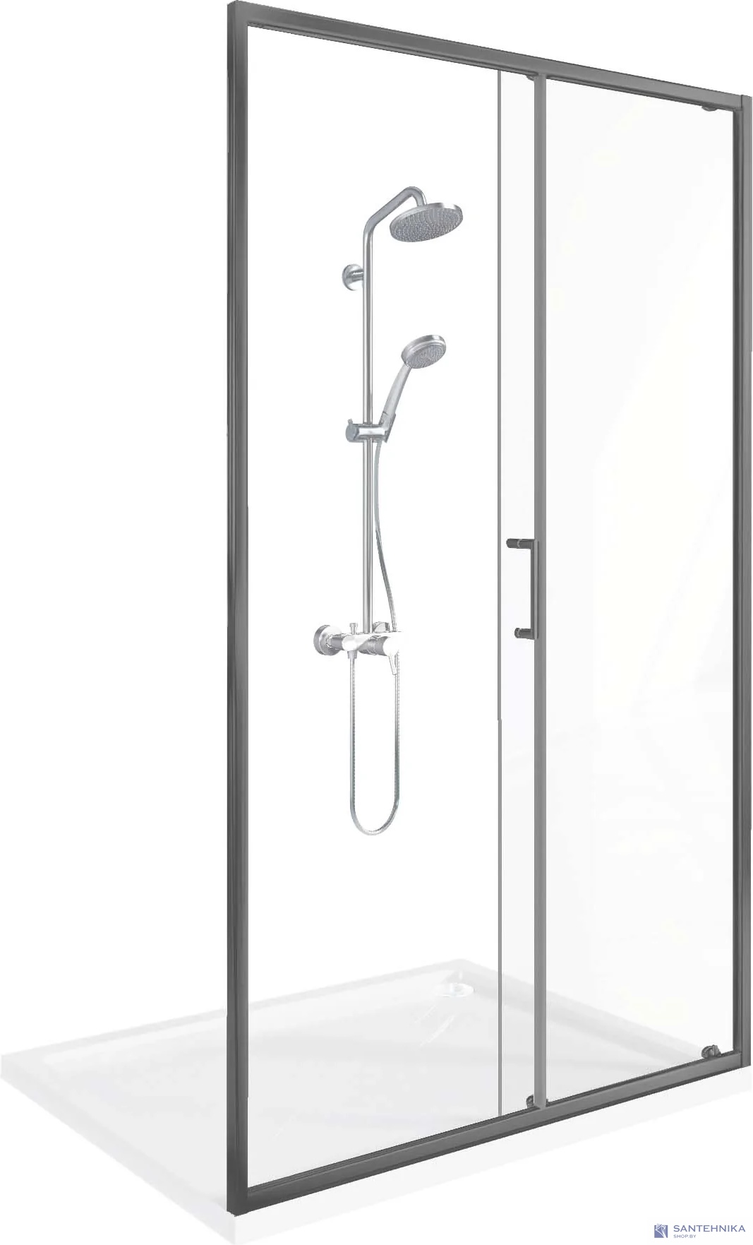 Душевая дверь GooD DooR Lite WTW-120-C-GM