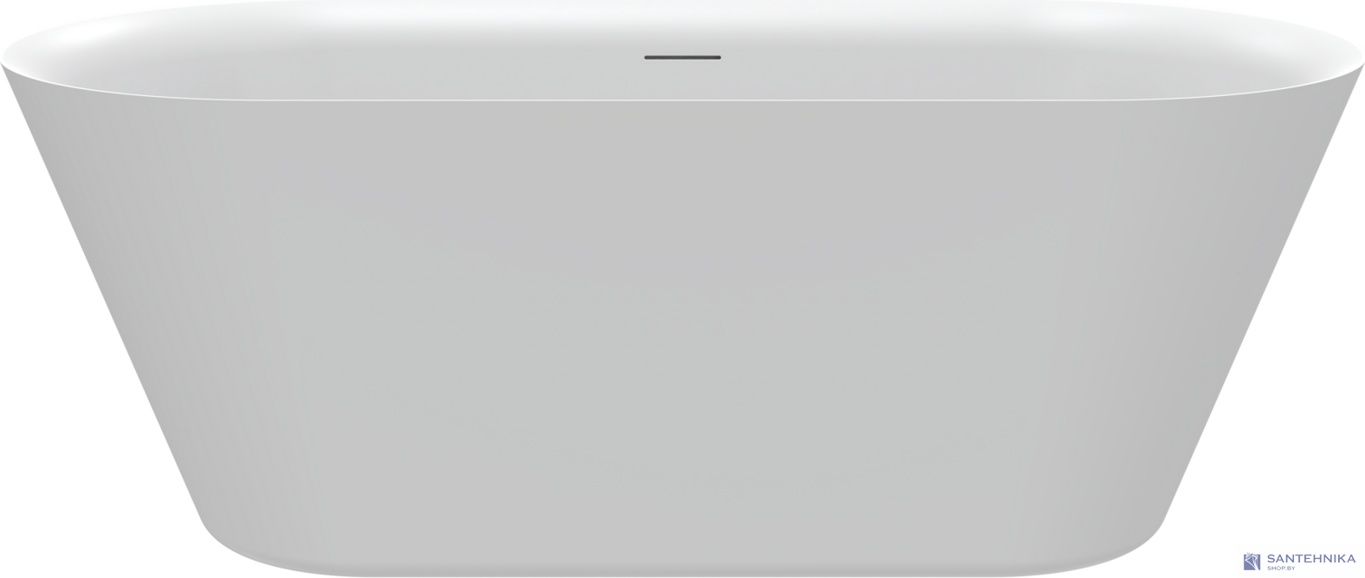 Акриловая отдельностоящая ванна AQUAme AQM3501MW, белый мат 170х75 см 