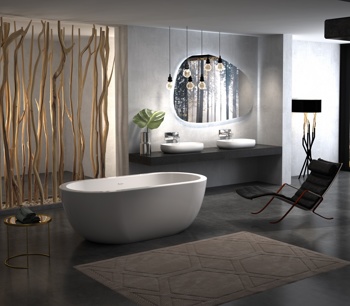 Акриловая отдельностоящая ванна BelBagno BB13-1700 - фото2