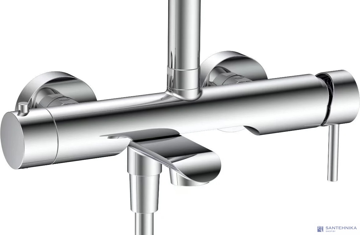 Душевая система для ванны AQUAme AQM8008BC, медь