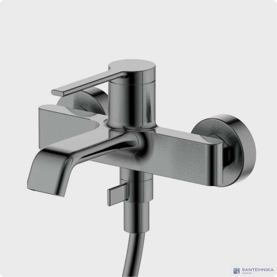 Смеситель для ванны AQUAme Asti AQM6412GM, графит