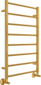 Полотенцесушитель водяной Terminus Аврора П8 500х800, золото матовое - фото