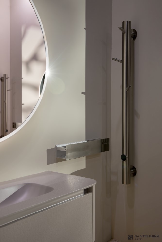 Полотенцесушитель электрический Boheme Oak 724-NB, никель