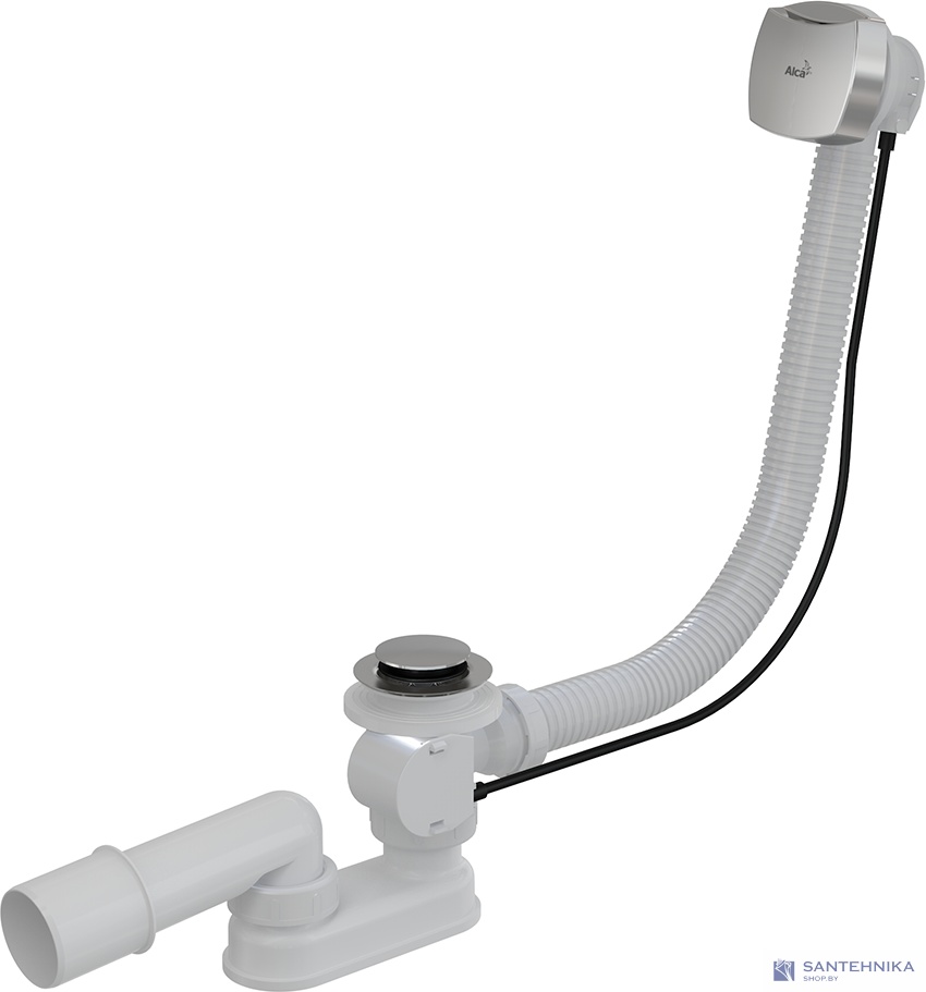Сифон полуавтомат для ванн Alcaplast A51CR