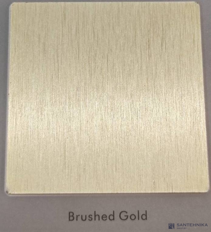 Душевое ограждение Adema Walk-in Regen Brushed gold 90 см