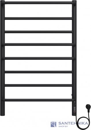 Полотенцесушитель электрический Terminus Евромикс П8 500х800, черный матовый