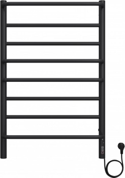 Полотенцесушитель электрический Terminus Евромикс П8 500х800, черный матовый - фото2