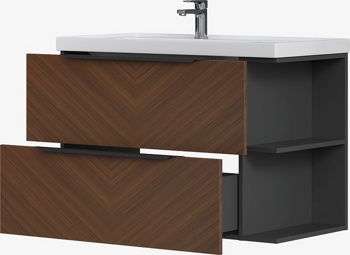 Тумба под умывальник Equil Forest 90.2Y подвесная - фото