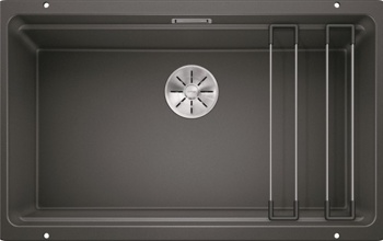 Кухонная мойка Blanco Etagon 700-U (антрацит, с отводной арматурой InFino®) - фото