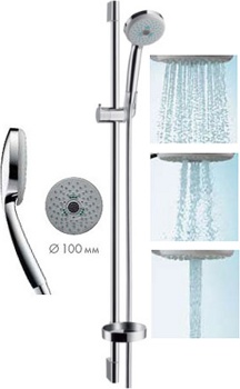 Душевой гарнитур Hansgrohe Croma 100 Multi/Unica'C Shower 0,65 м - фото